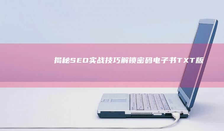 揭秘SEO实战技巧：解锁密码电子书TXT版